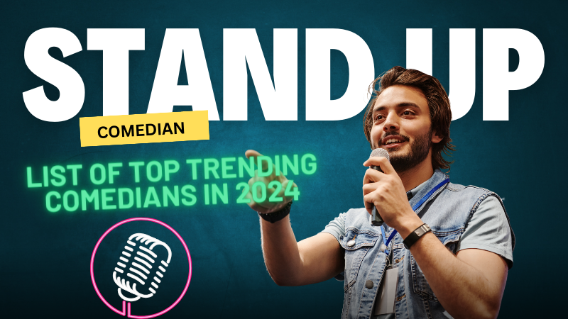 Top trending standup comedians 2024